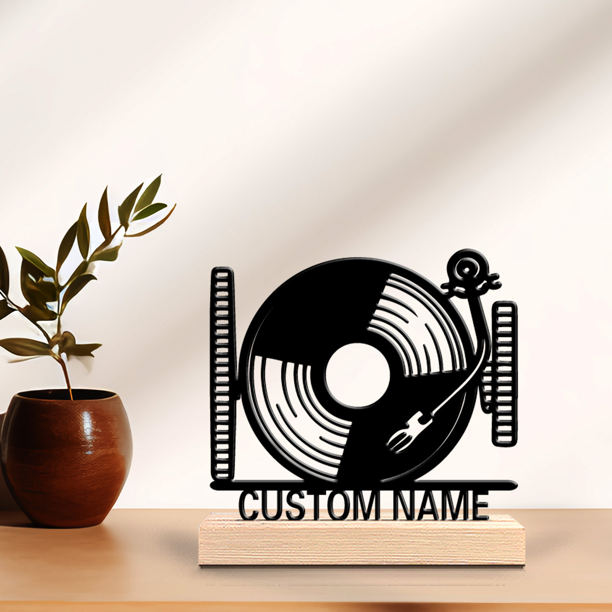 Baby Nursery Room - 1pc Cute Personalized Custom record player