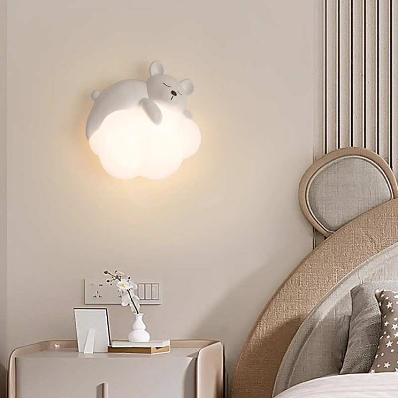 Cute Children's Room Panda Wal - đánh giá và giá Baby Nursery Wall Lights