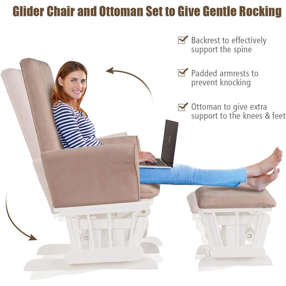 Baby Glider and Ottoman Cushio - đánh giá và giá Baby Nursery Cushion