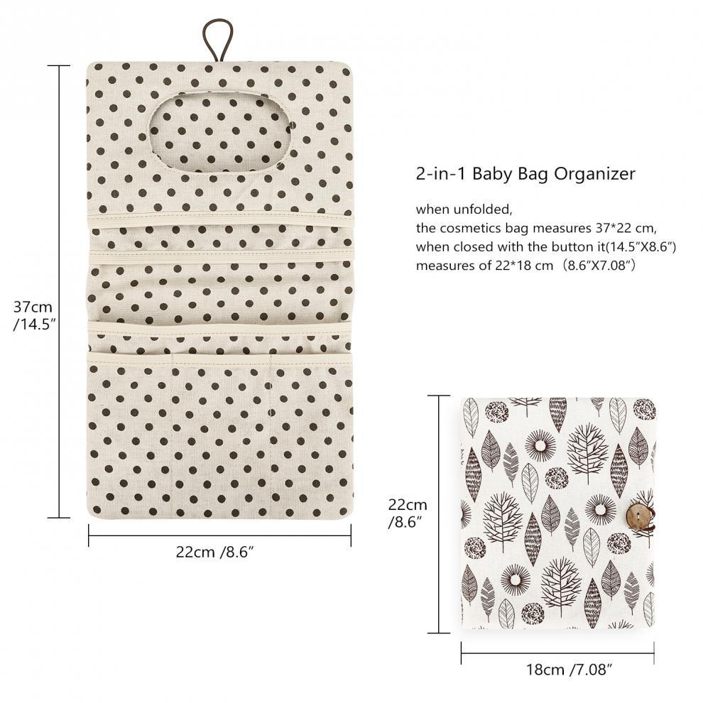 Waterproof Baby Diaper Storage - đánh giá và giá Diaper Caddy Organizer