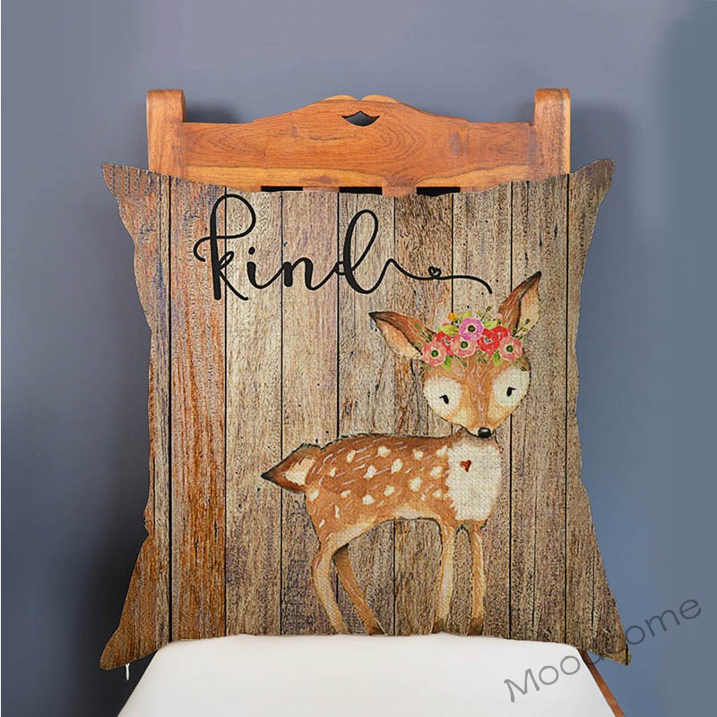 Cute Woodland Animals Wood Tex - đánh giá và giá Baby Nursery Cushion