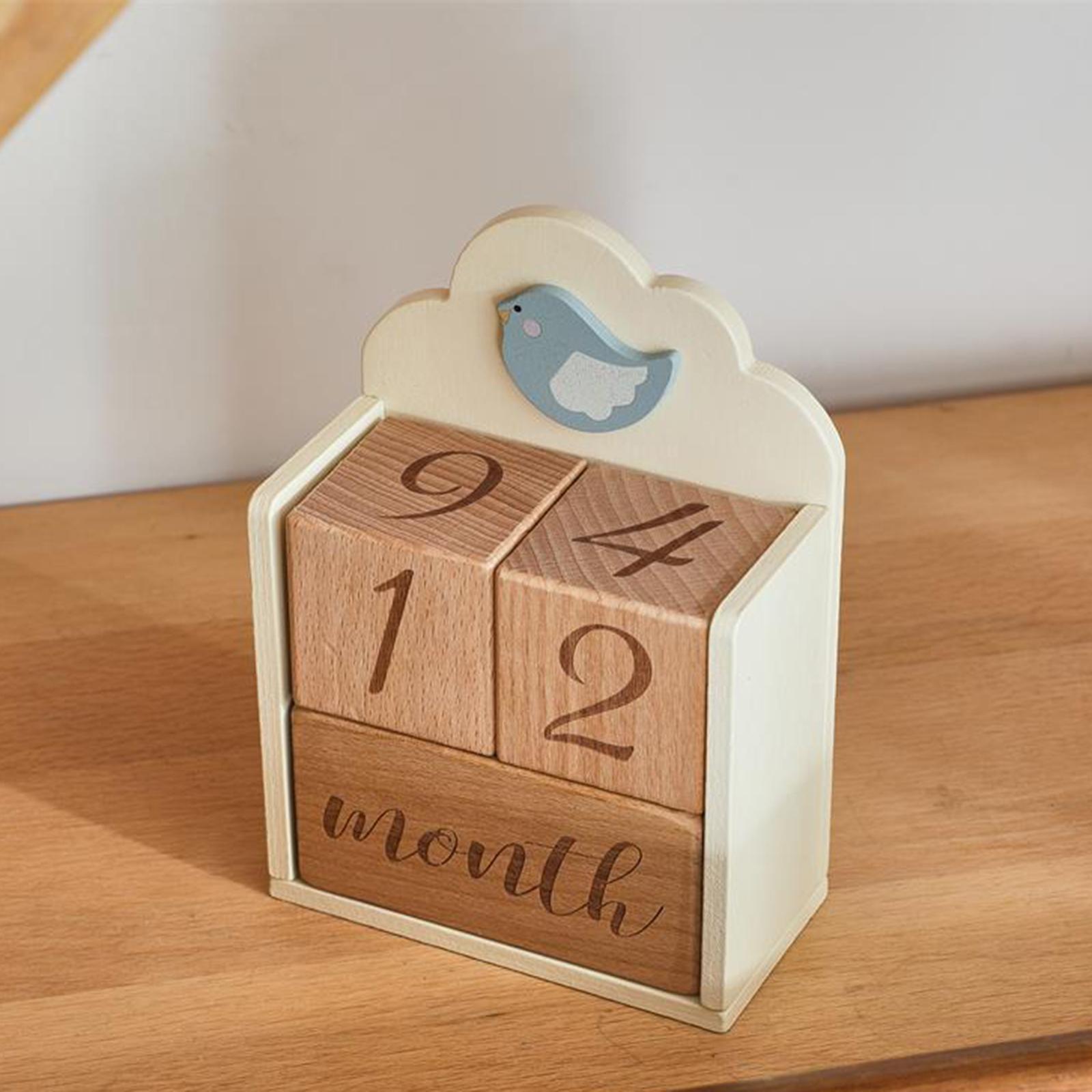 Wooden Baby Age Blocks Unique  - đánh giá và giá Baby Nursery Age