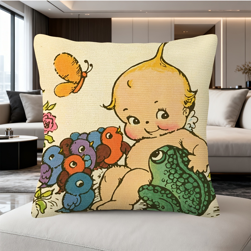 Cute Baby Frog Nursery Decor P - đánh giá và giá Baby Nursery Cushion