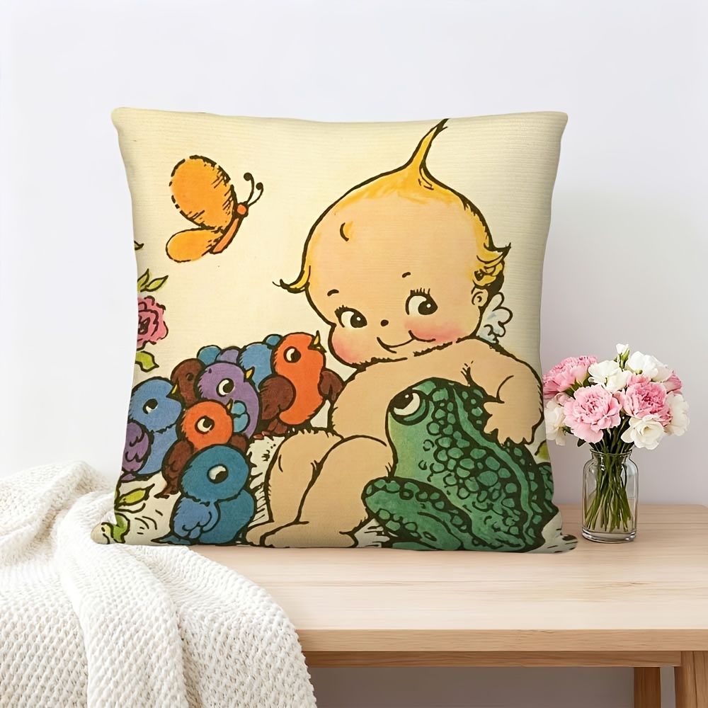 Cute Baby Frog Nursery Decor P - đánh giá và giá Baby Nursery Cushion