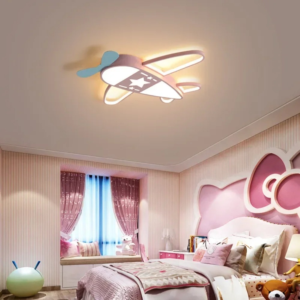 Modern Airplane Led Ceiling Li - đánh giá và giá Baby Nursery Light Fixture
