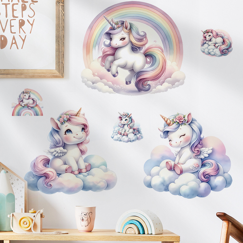 Unicorn Decorative Vinyl Child - đánh giá và giá Baby Nursery Ideas Girl