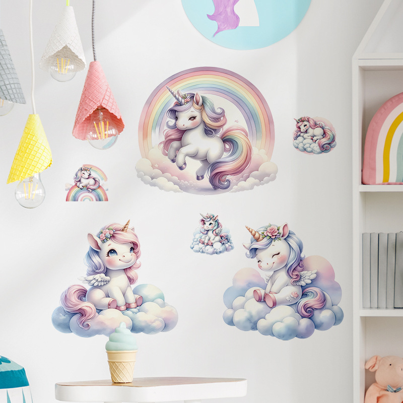 Unicorn Decorative Vinyl Child - đánh giá và giá Baby Nursery Ideas Girl
