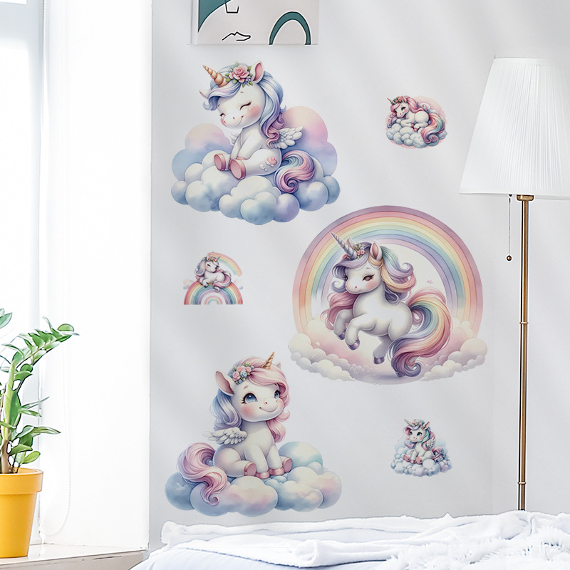 Unicorn Decorative Vinyl Child - đánh giá và giá Baby Nursery Ideas Girl