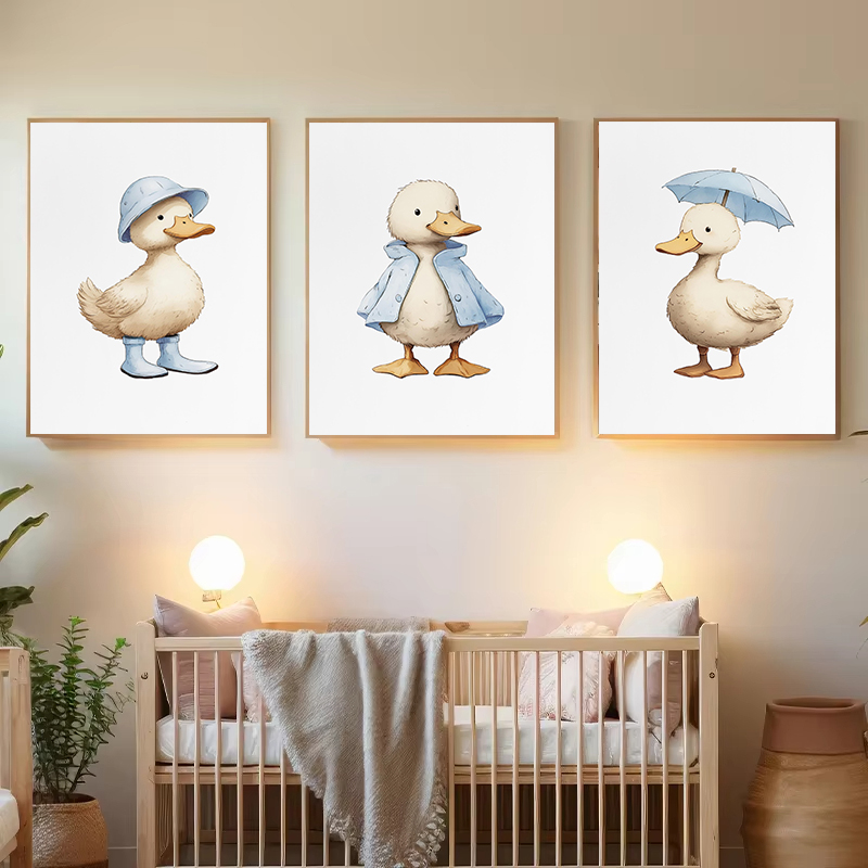 Silly Nursery Little Duck Yell - đánh giá và giá Baby Nursery Yellow Walls