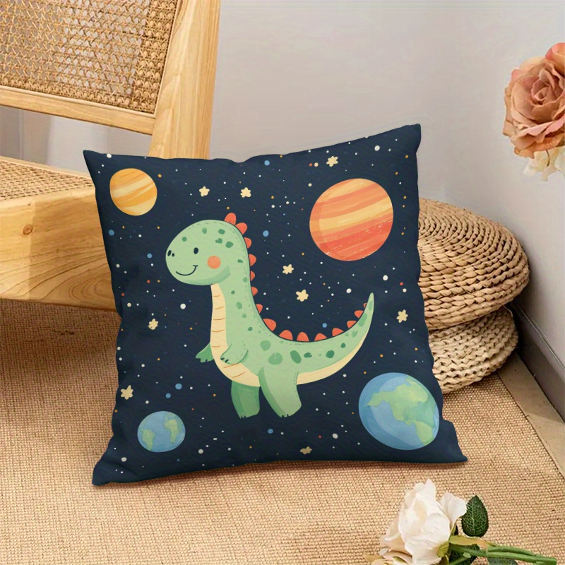 Cute Dinosaur Space Planets Cu - đánh giá và giá Baby Nursery Cushion