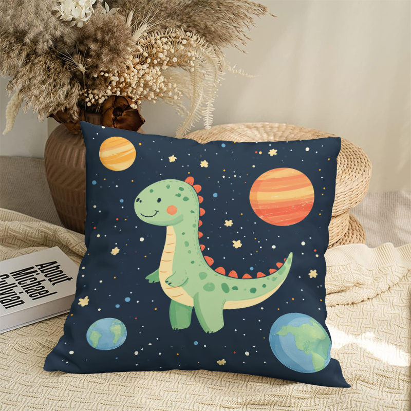 Cute Dinosaur Space Planets Cu - đánh giá và giá Baby Nursery Cushion