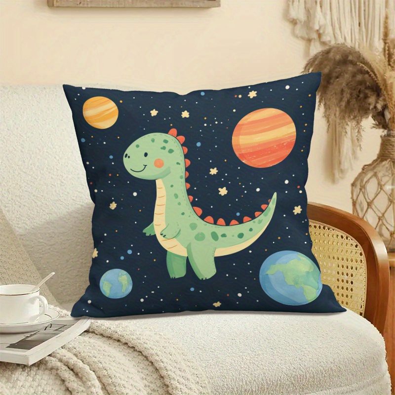 Cute Dinosaur Space Planets Cu - đánh giá và giá Baby Nursery Cushion