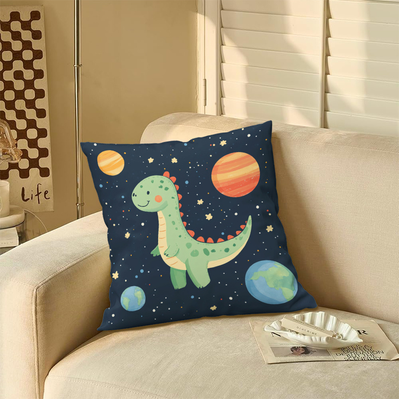 Cute Dinosaur Space Planets Cu - đánh giá và giá Baby Nursery Cushion