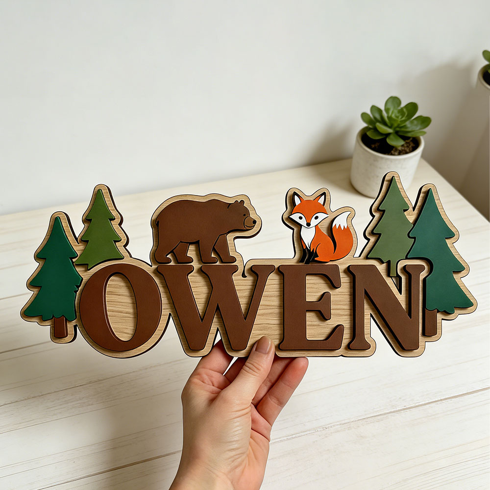 Custom Woodland Forest Bear Fo - đánh giá và giá Baby Nursery Forest Theme