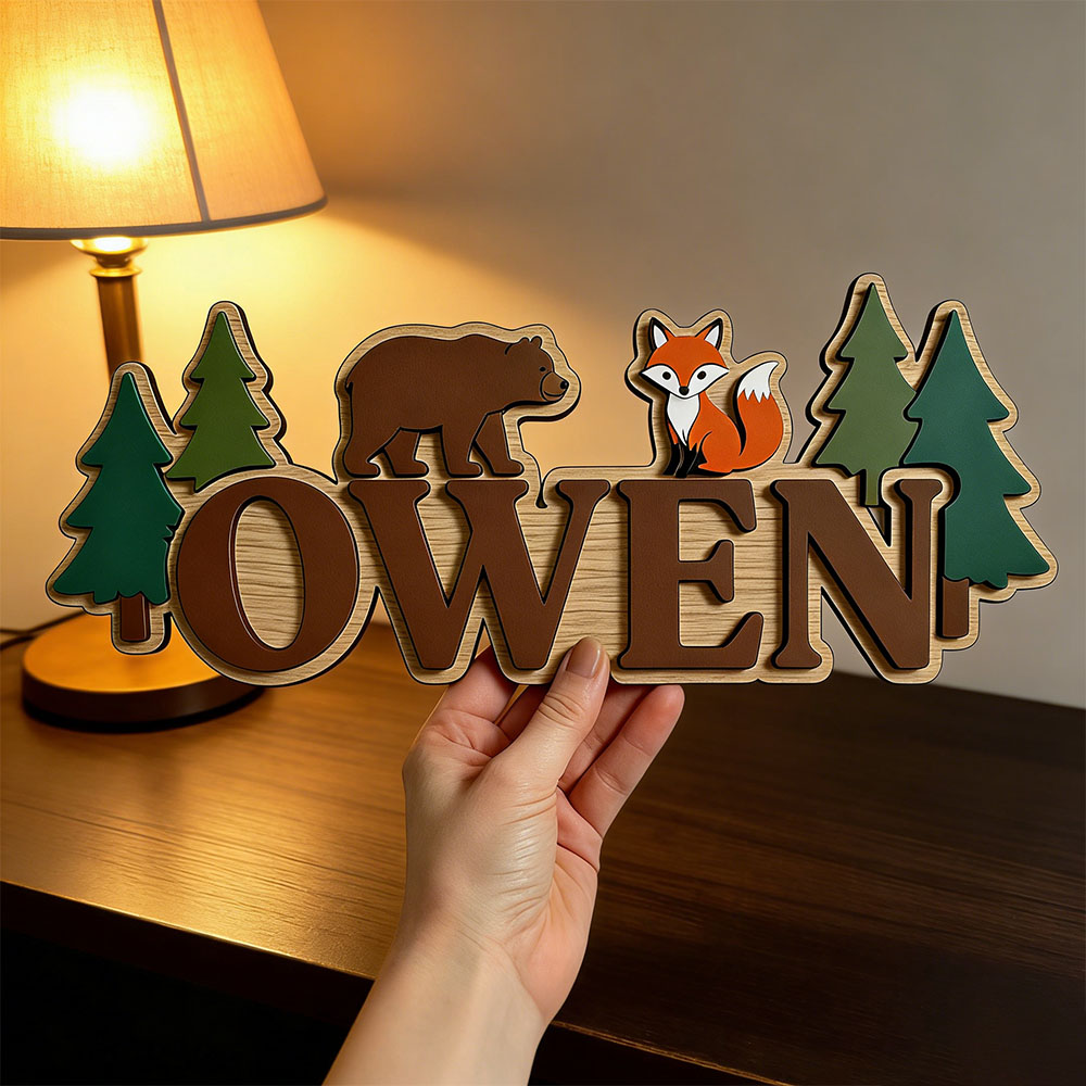 Custom Woodland Forest Bear Fo - đánh giá và giá Baby Nursery Forest Theme