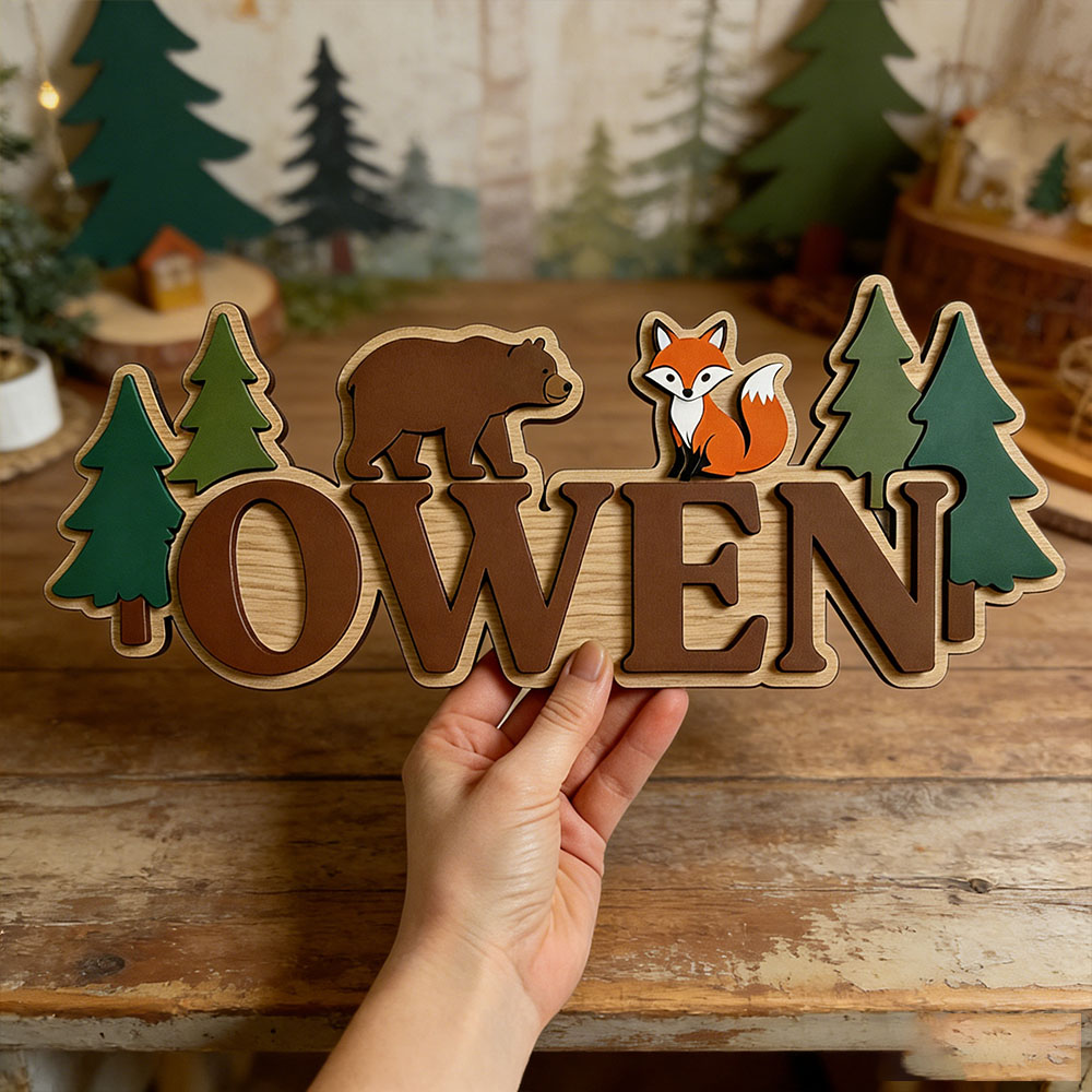 Custom Woodland Forest Bear Fo - đánh giá và giá Baby Nursery Forest Theme