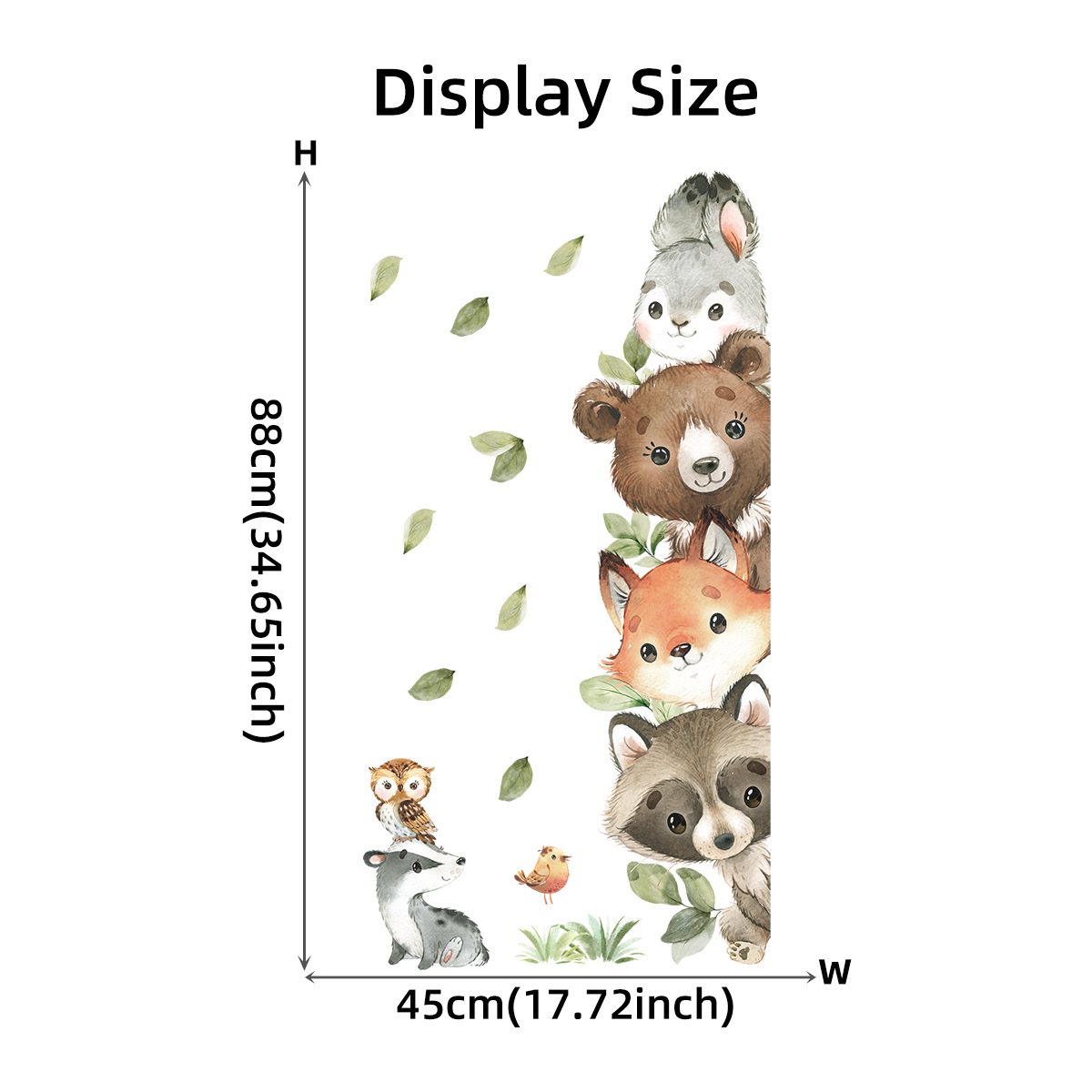 Forest Animals Theme Bear Deer - đánh giá và giá Baby Nursery Forest Theme