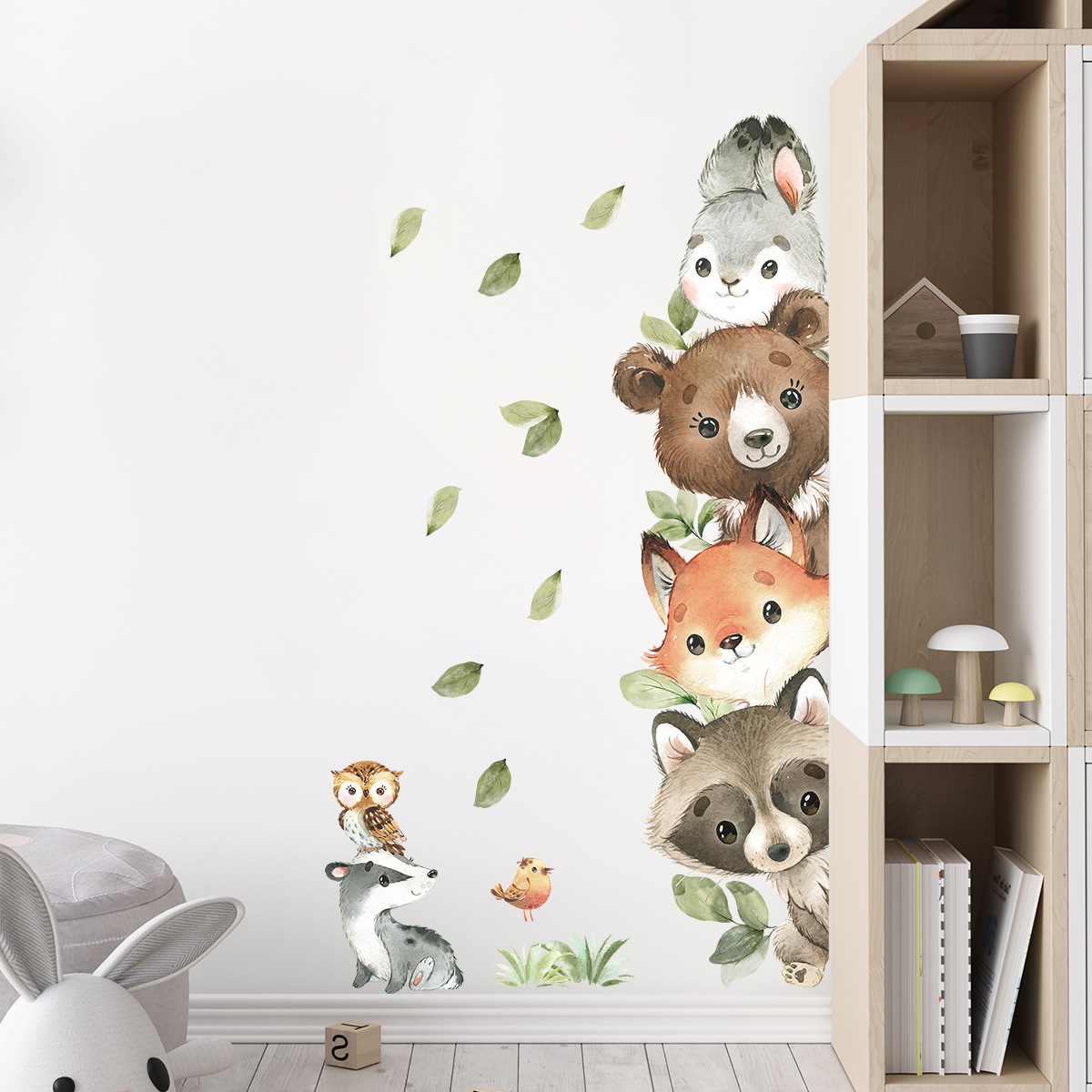 Forest Animals Theme Bear Deer - đánh giá và giá Baby Nursery Forest Theme
