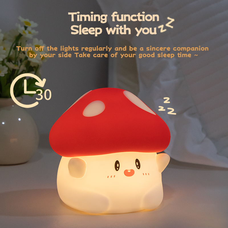 Mushroom Night Light LED Recha - đánh giá và giá Baby Nursery Equipment