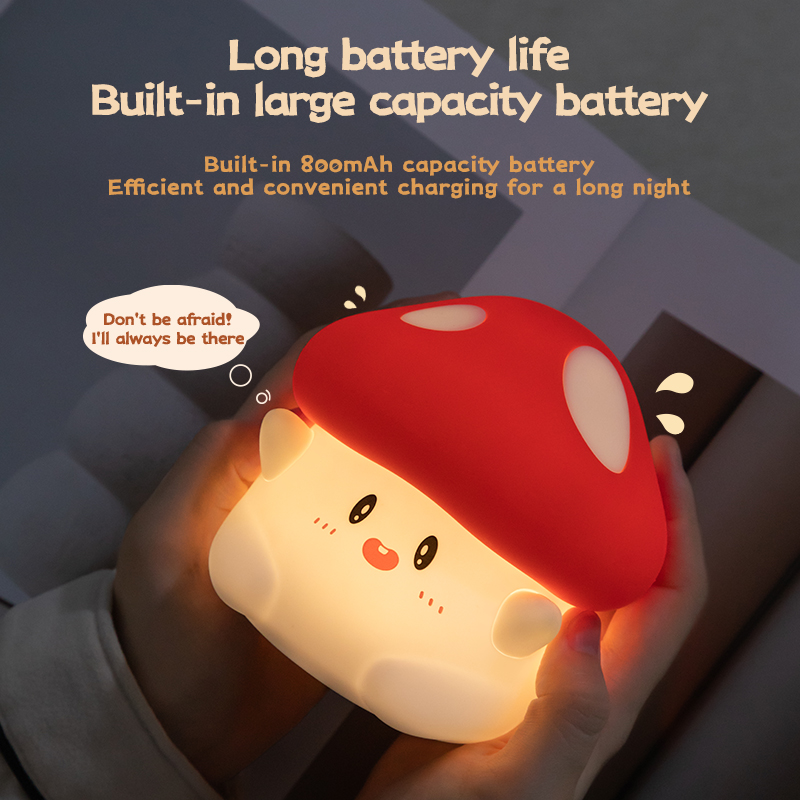 Mushroom Night Light LED Recha - đánh giá và giá Baby Nursery Equipment