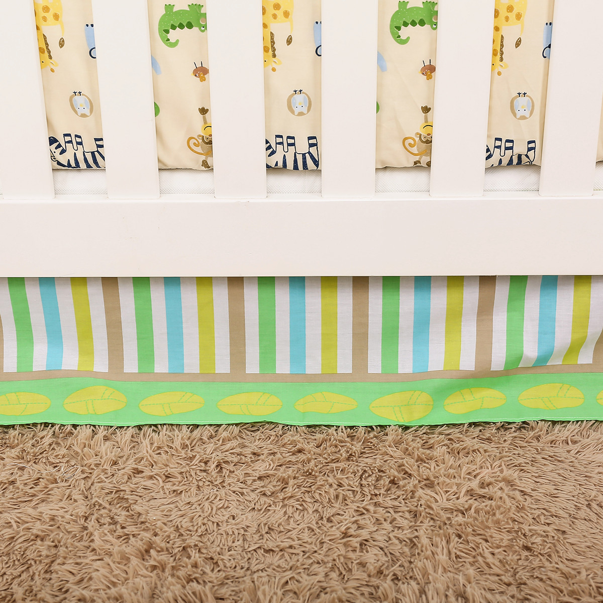 3Pcs Embroidered baby crib bed - đánh giá và giá Baby Nursery Quilts