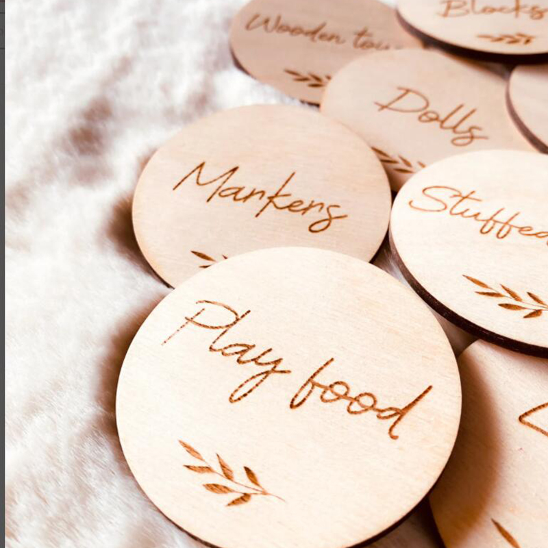 Wooden Storage Tags, Bedroom T - đánh giá và giá Baby Nursery Equipment