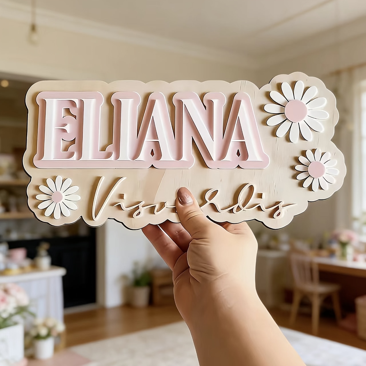 Customizable Daisy Accent Doub - đánh giá và giá Baby Nursery Accent Wall