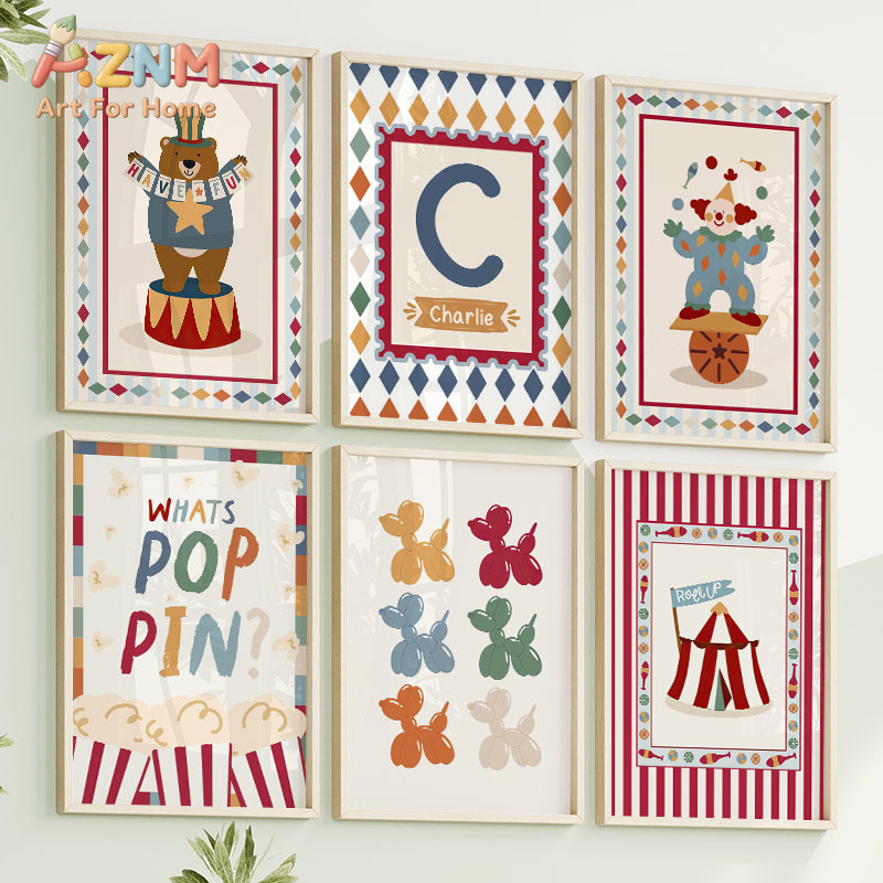 Circus Bear Magician Dog Quote - đánh giá và giá Baby Nursery Room