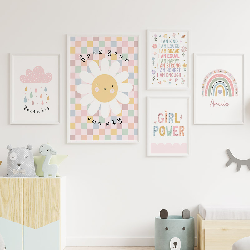 Sun Flower Rainbow Cloud Heart - đánh giá và giá Baby Nursery Room